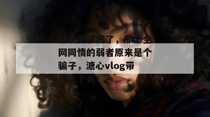 朋友圈转疯了，那个全网同情的弱者原来是个骗子，溏心vlog带你吃个爽！
